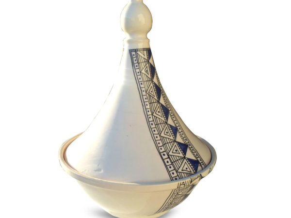 Tajine berbère bleu